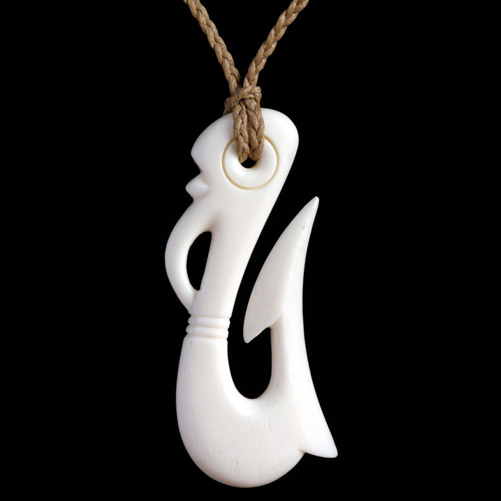 Stevie Ray Matau (2 Sizes) hand crafted bone pendant