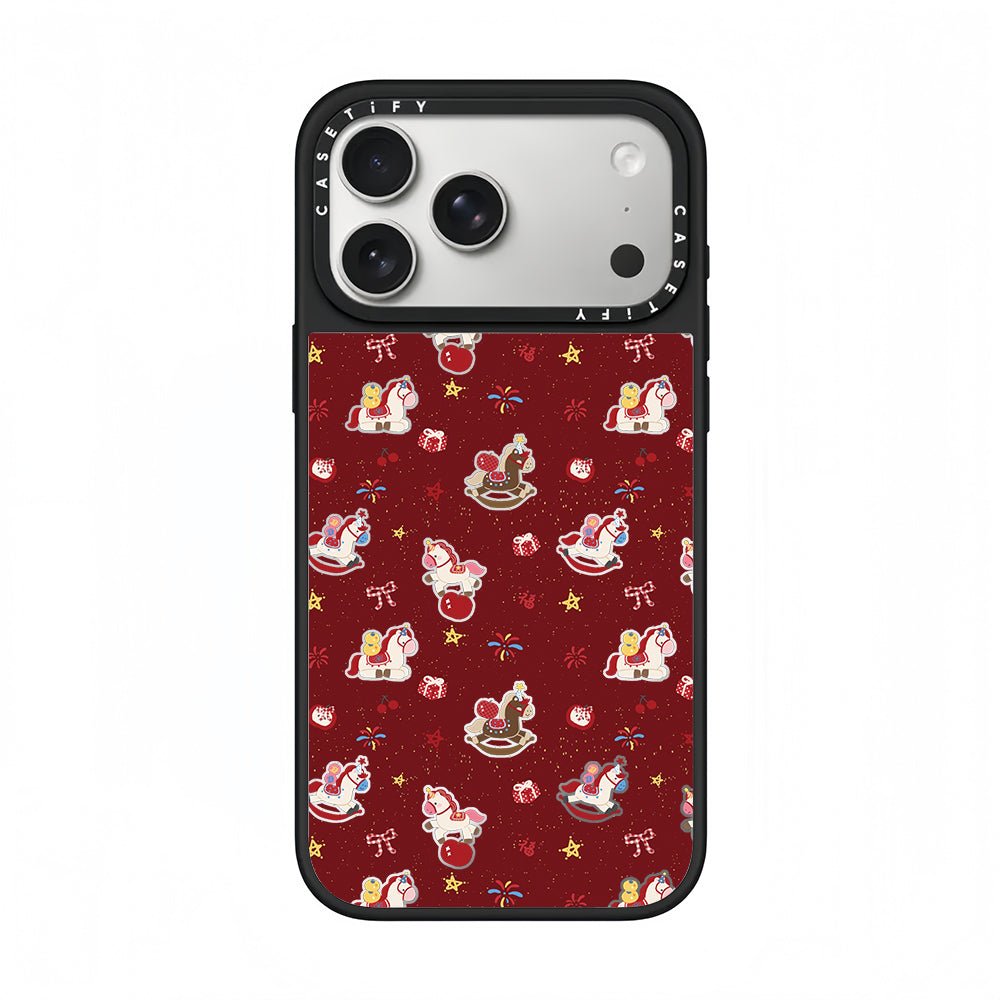 CASETiFY Festive Rocking Horse Holiday Phone Case